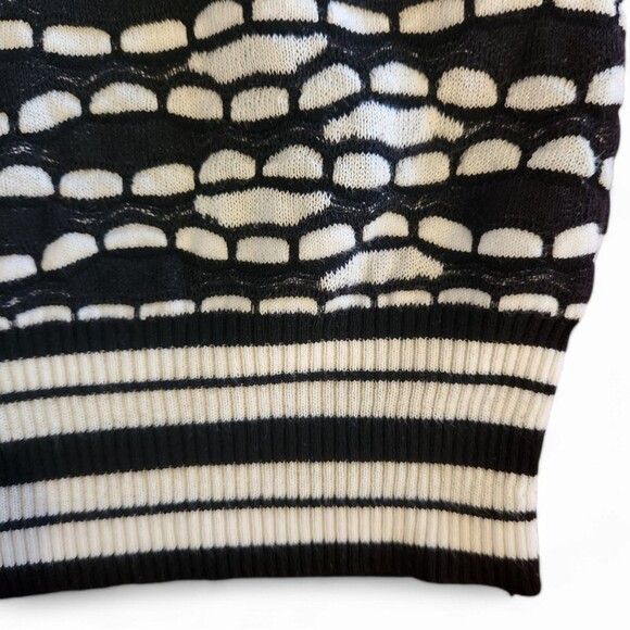 Missoni Black and White Patterned Cardigan 38 - Picture 5 of 8